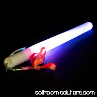 LED Glow Light Stick - 6 Mode Rave Light Show Multicolor Flashing Baton Stick